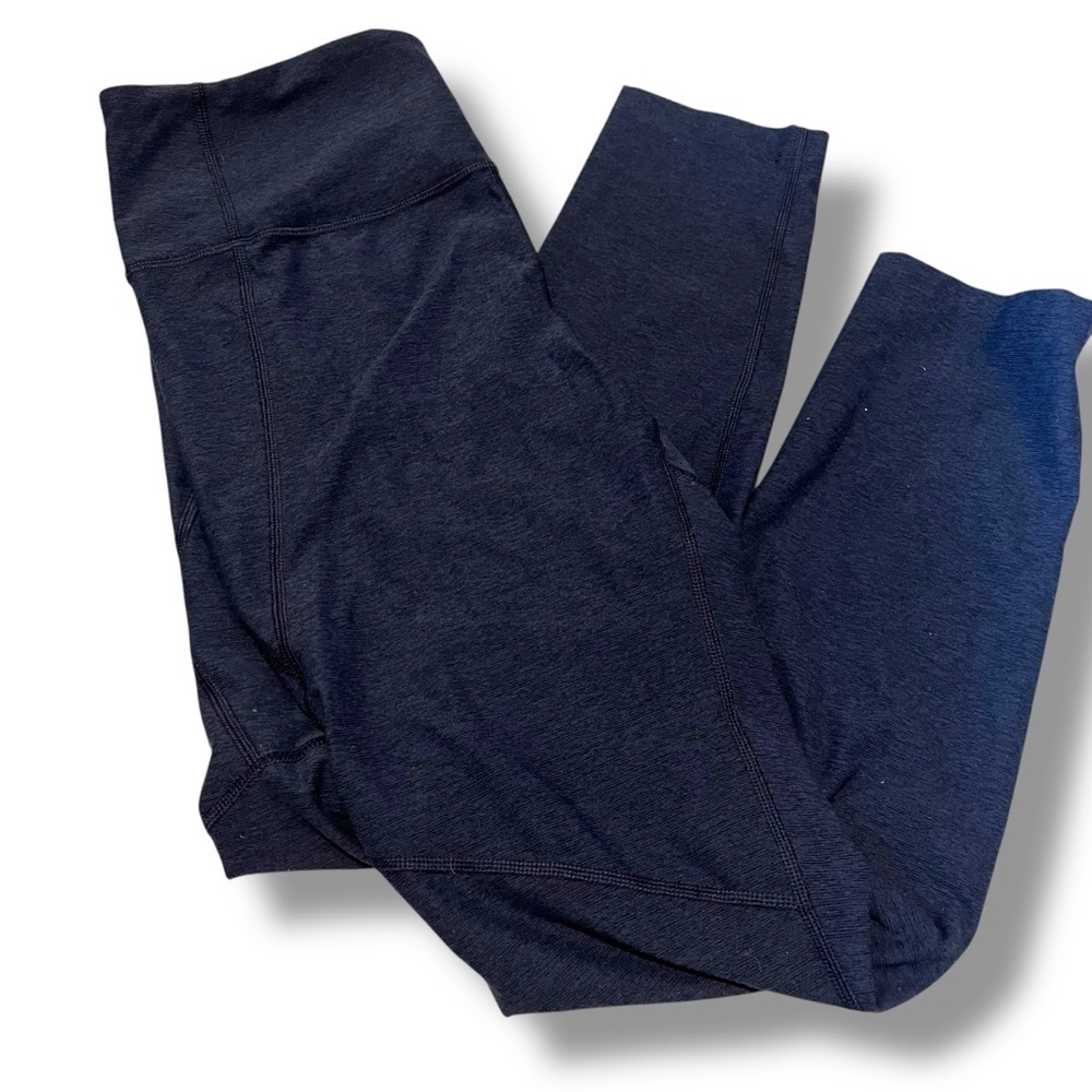 Outdoor Voices Navy Blue Cropped Warm Up Leggings Womens Medium